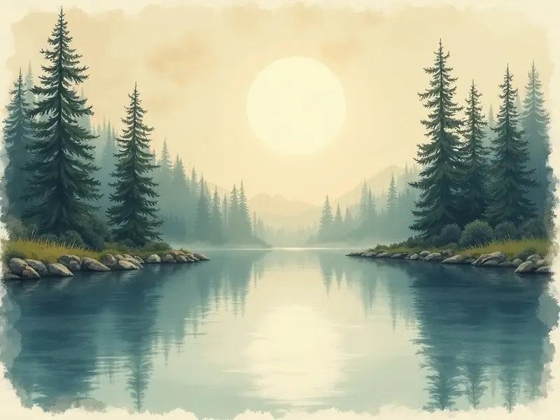 꿈 삽화: 호수