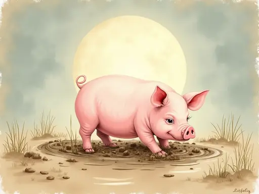 Ilustração do sonho: 돼지