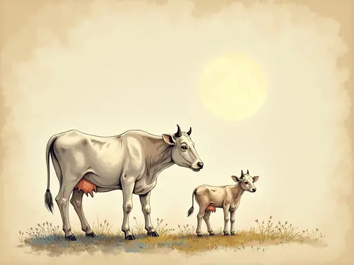 Ilustração do sonho: 송아지