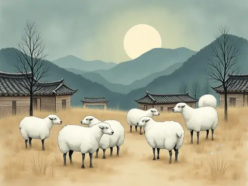 Ilustração do sonho: 양