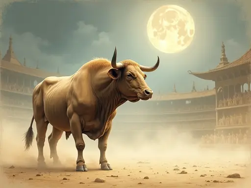 Ilustração do sonho: 황소